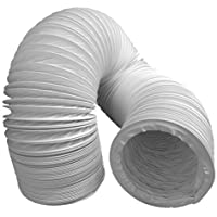 Tubo de salida de aire de PVC- flexible- diámetro 100-102 mm- 4 m- por ejemplo- para aire acondicionado- secadoras y…